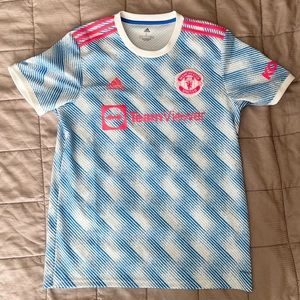 Adidas Manchester United 2021-2022 Away Kit Jersey size Large 9/10